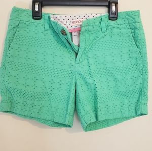 Green shorts